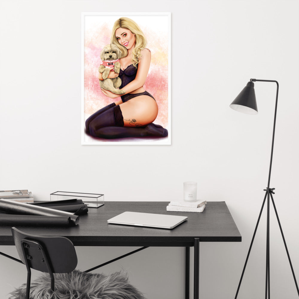 Kali & Chanel Framed poster