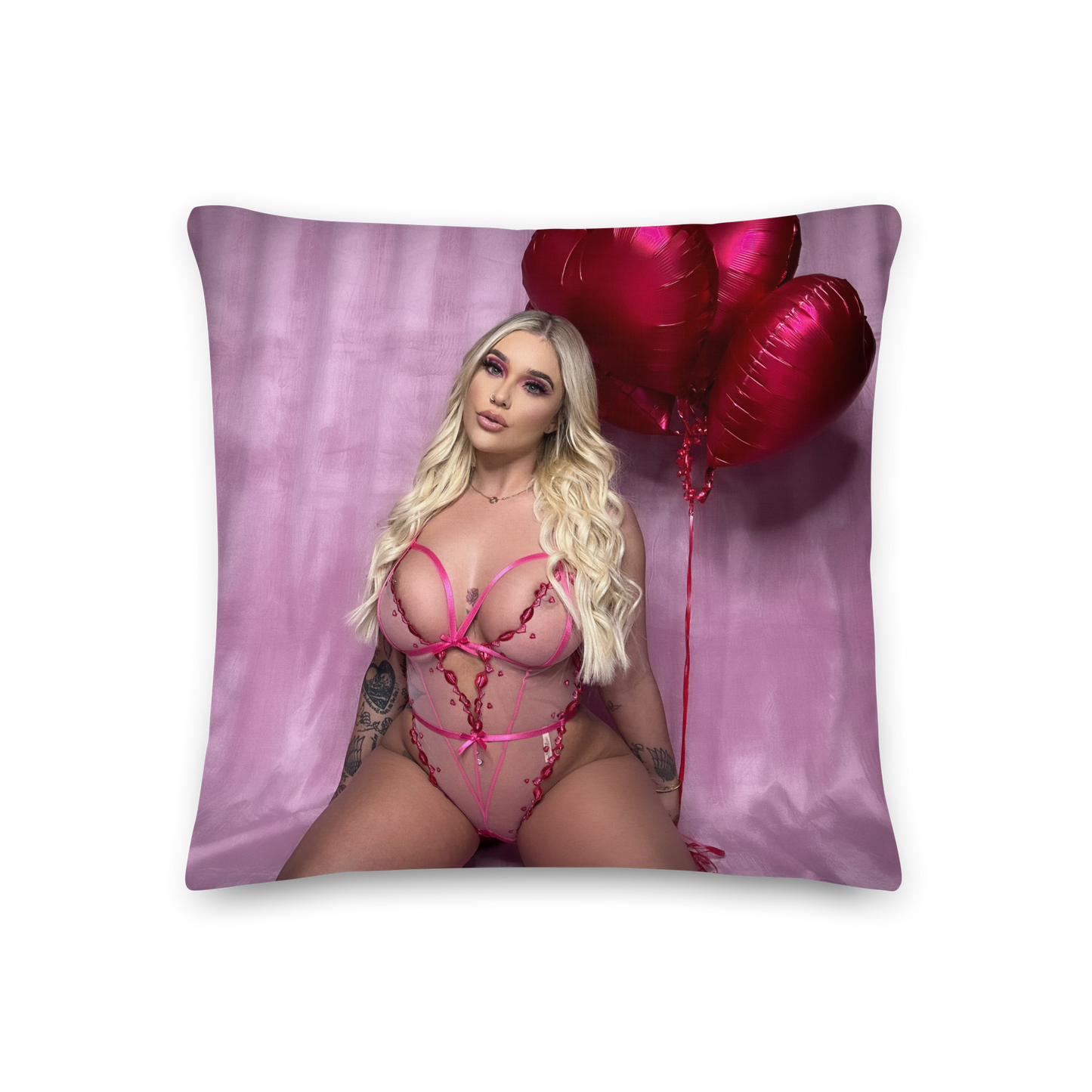 My Heart's For You Premium Pillow